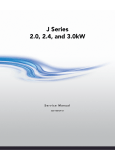 Christie J series 2.4kW Service manual