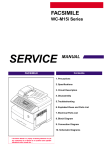 Samsung WC-M15i Series Service manual