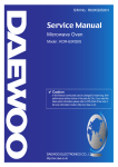 Daewoo KOR-618Q Service manual