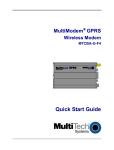 Multitech MultiModem MTCBA-G-F4 Product specifications
