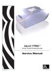 ZIH ZEBRA TTPM2 Service manual