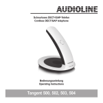 AUDIOLINE AB 870 Operating instructions