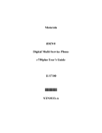 Motorola R750 User`s guide