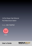 SignaMax 065-7532PoE User`s guide