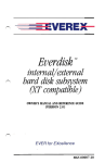 Everex Everdisk Owner`s manual