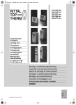 Rittal SK 3377. series Operating instructions