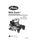 Ariens 991073-Max Zoom 48 Specifications