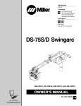 Miller Electric and DS-75D16 Owner`s manual