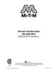 Mi-T-M MH-0125-0M10 Operator`s manual