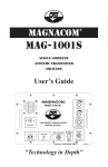 Magnacom MAG-1001S User`s guide
