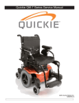 Quickie QM-7 Series Service manual