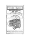 Craftsman 123.24201 User`s manual