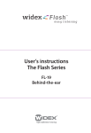 User`s instructions The Flash Series
