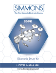 Simmons SD9K User manual