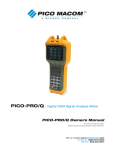 Pico Macom PR3200 Specifications