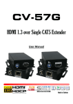 Meicheng CV-57G User manual