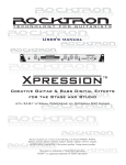 Rocktron Xpression Technical data