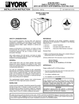 York SUNLINE 2000 B2CH180 Specifications