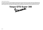 VESPA Super 300 Technical data
