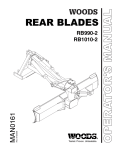 Woods RD8400-2 Operator`s manual