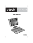 VTech Tablet Notebook User`s manual