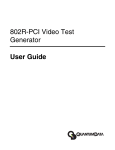 Quantum Data 802R-PCI User guide