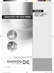 Daewoo DFF470 Series Operating instructions