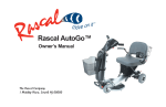 Rascal  AutoGo Owner`s manual