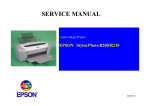 Epson C11C546011-N - Stylus Photo R200 Service manual