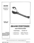 Craftsman 358.796920 Operator`s manual
