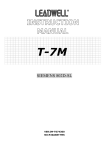 Siemens EF 83P Series Instruction manual