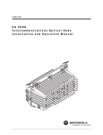 Motorola SG 2000 Operating instructions