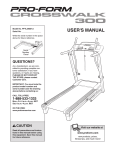 ProForm PFTL39007.0 User`s manual