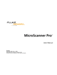 Microtest MICROSCANNER Specifications