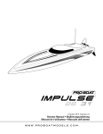 ProBoat Impulse 31 PRB4250B Instruction manual