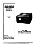 Sears 47004 Owner`s manual
