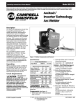 Campbell Hausfeld ARCITECH WS2100 Operating instructions