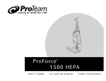 Pro-Team ProForce1500 HEPA Owner`s manual