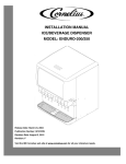 Cornelius Enduro-200/250 Installation manual