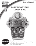 VTech Buzz Lightyear Learn & Go User`s manual