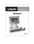 VTech Artificial Intelligence DeskPro User`s manual