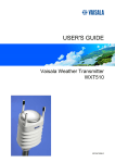 Vaisala WXT510 User`s guide
