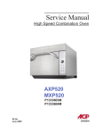 Amana AXP520 Service manual