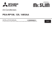 Mitsubishi Electric PEA-RP100 Installation manual