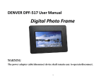 Denver DPF-517 User`s manual