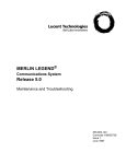 AT&T Merlin Legend 7102 Instruction manual