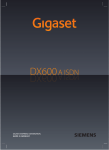 Siemens Gigaset DX600A ISDN Specifications