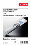 Directions for use GGL/GGU INTEGRA® GGL