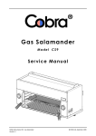 Cobra CS9 Service manual