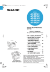 Sharp AR-M162 Specifications